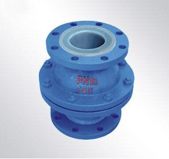 衬氟止回阀立式_